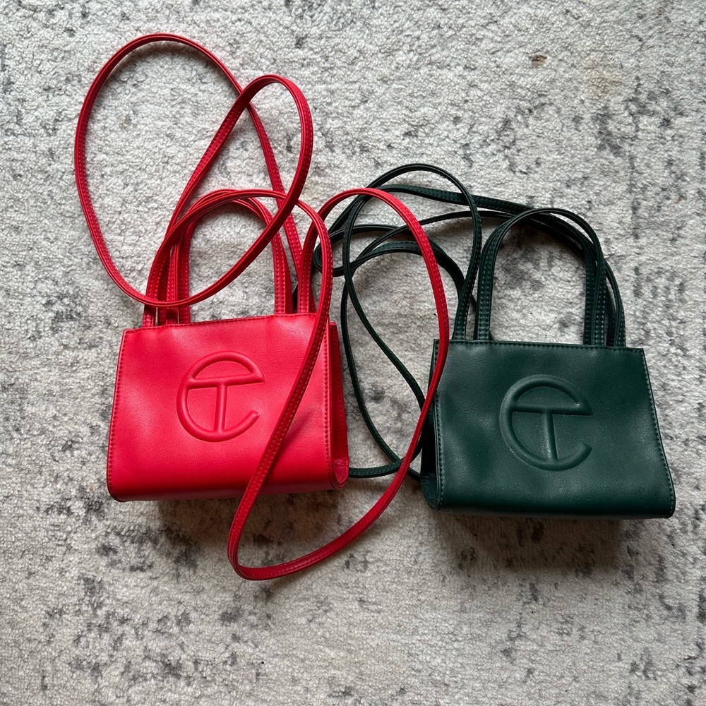 2 telfar mini bags